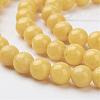 Natural Mashan Jade Round Beads Strands G-D263-6mm-XS07-2