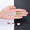 Tarnish Resistant 304 Stainless Steel Pendants STAS-I140-06S-6
