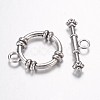 Tibetan Style Alloy Toggle Clasps PALLOY-G117-09AS-1