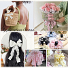 1 Roll Polyester Ruffled Ribbon SRIB-CY0001-14G-5