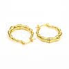 Brass Hoop Earrings EJEW-F250-08-G-2