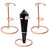 Iron Crystal Pointed Scepter Display Stands ODIS-WH0010-50RG-1