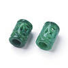 Natural Myanmar Jade/Burmese Jade European Beads G-E418-28-2