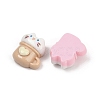 Opaque Resin Cabochons RESI-K043-10F-2