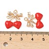 Brass Micro Pave Cubic Zirconia Pendants KK-S532-09KCG-3
