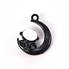 Baking Paint Alloy Pendants X-PALLOY-R136-04A-2
