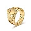 304 Stainless Steel Hollow Finger Rings for Men Women PW-WG73405-08-1-1