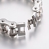 Tarnish Resistant Men's 201 Stainless Steel Bracelets BJEW-H569-20MM-A-3