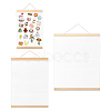 3Pcs 3 Styles Pine Wood & Cotton Double-sided Oil Painting Frame DIY-FG0009-94-1
