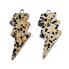 Natural Dalmatian Jasper Pendants G-N332-53-A14-1
