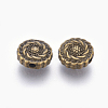 Tibetan Style Alloy Beads X-TIBEB-R022-AB-LF-2