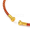 Braided Carbon Steel Wire Bracelet Making MAK-A017-B50-3