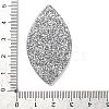 Transparent Resin Pendants RESI-M037-02B-3