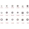 Tibetan Style Alloy Spacer Beads PALLOY-PH0012-49AS-2