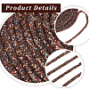 4.5~5Yard Glass Glitter Sequin Rope OCOR-CY0001-70A-5
