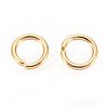 304 Stainless Steel Open Jump Rings X-STAS-R091-01G-2