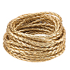 5M Braided Round PU Leather Jewelry Cord OCOR-GF0004-96A-03-1