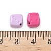 Spray Printed Opaque Acrylic Beads OACR-P031-01A-3
