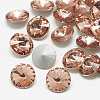 Pointed Back Glass Rhinestone Cabochons RGLA-T086-14mm-08-1