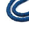 Handmade Polymer Clay Beads Strands CLAY-R089-6mm-010-3