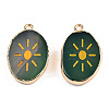Natural Agate Pendants G-N326-156B-3