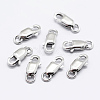 Anti-Tarnish Rhodium Plated 925 Sterling Silver Lobster Claw Clasps STER-K167-075E-P-2