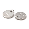 Non-Tarnish 304 Stainless Steel Charms STAS-C070-17P-2