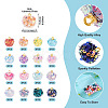 32Pcs 16 Colors Cloth Pendants FIND-TA0008-47-4