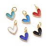 Enamel Charms KK-G363-54G-1