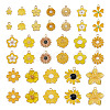 36Pcs 18 Styles Alloy Enamel Pendants ENAM-TA0004-07-2