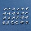 2 Pairs Alloy Stud Earrings for Women EJEW-FS0001-27L-10
