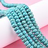 Synthetic Turquoise Beads Strands TURQ-G109-8x5mm-06-6