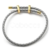 Leather Braided Cord Bracelets BJEW-G675-06G-07-1