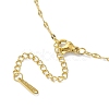 Brass Micro Pave Cubic Zirconia Pendant Necklaces NJEW-C039-05KCG-02-3