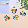 20Pcs Alloy Enamel Pendants ENAM-CJ0001-64-6