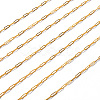 Brass Paperclip Chains CHC-T008-07G-1