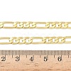5MM Brass Figaro Chain Necklaces for Women NJEW-K271-07G-5