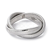 304 Stainless Steel Stretch Bracelets BJEW-A031-01H-P-1