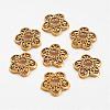 Tibetan Style Alloy Bead Caps GLF10597Y-NF-1