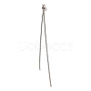 Brass Snake Chain Ear Nuts KK-G510-14P-1
