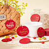100Pcs Flat Round Gold Word Happy Birthday Dear Sweet Hanging Tags DIY-SP0003-87C-3