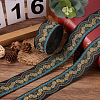 Ethnic Style Embroidery Polyester Ribbons SK-TAC0001-02-5