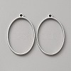 304 Stainless Steel Open Back Bezel Pendants FIND-WH0152-123C-1