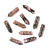 Natural Rhodonite Pointed Pendants G-D460-01S-1