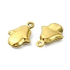 Ion Plating(IP) 304 Stainless Steel Charms STAS-L024-014G-2