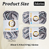 3 Skeins 3-Ply Cotton Sock Yarn YCOR-DJ0001-06A-2