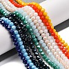 Electroplate Glass Beads Strands EGLA-X0007-01F-4mm-3