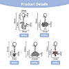 SUPERFINDINGS 10 Sets Autumn Alloy Pendants Decorations Set HJEW-FH0001-48-2