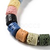 Synthetic Lava Rock Dyed Beads Strands G-H311-05B-01-4