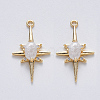 Brass Glass Charms KK-T049-059G-02-NF-1